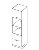 Kõrge kapp Vella SPMK 6/2/225,7 kompakt