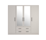 Riidekapp Smart SRL1 kašmiir, peegliga (200/56/190)