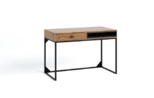 Kirjutuslaud Olier OL-01, tamm Artisan/must (120/60/80,5)