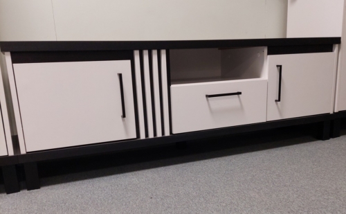 TV-alus Nadia ND11, valge/must