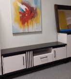 Tv-alus Nadia ND11, valge/must (153/41/53)/Võru laos/Tartu poes