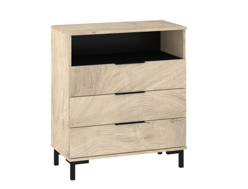 Kummut Fresh 3SP FRE-03, tamm Endgrain/must