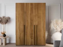 Riidekapp Domino 3D, kuldne barokk (150/60/205,7)