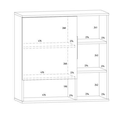Seinakapp Fresh 1DP FRE-14 joonis