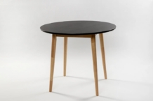 Söögilaud Veneto, must (⌀ 90)