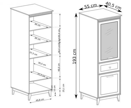 Vitriinkapp Terra TA6