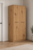 Avaleht 37 Riidekapp Mobecor 2D, lukuga (80/58/190)