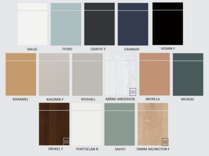 Esipindade värvivalik