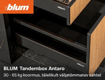 Blum Tandembox Antaro sahtlisüsteem