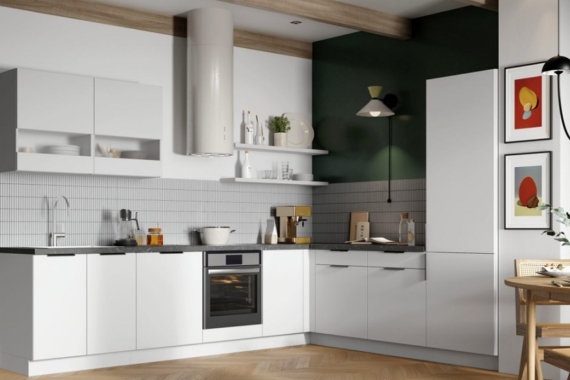 Köögikomplekt Kam Set (valge/valge)