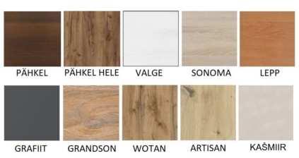 Lauaplaadi värvivalik