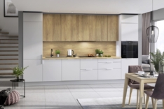 Kammmono P4 valge matt/P2 tamm hikkori