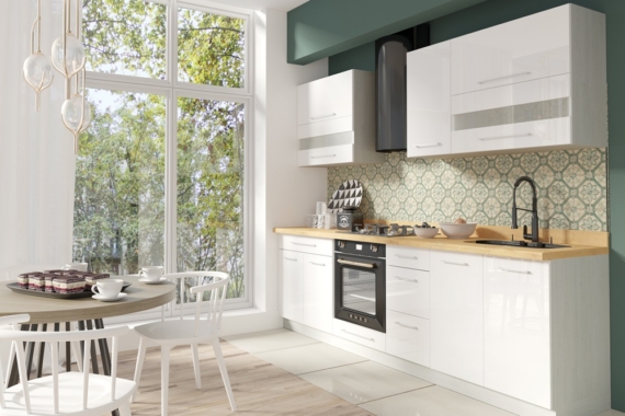 kuchnia creativia BIALA PROSTA aranz